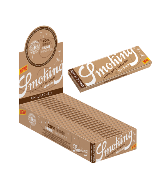 SMOKING THINNEST BROWN MEDIUM
