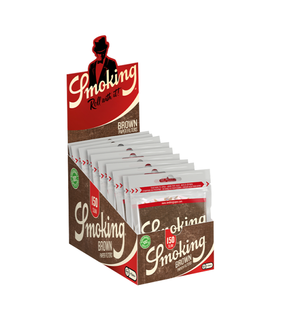 SMOKING BROWN SLIM FILTERS