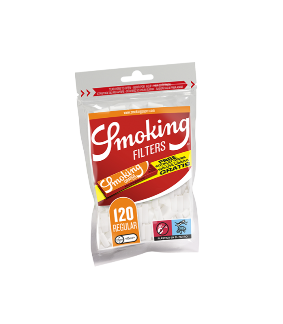 SMOKING CLASSIC REGULAR THIN FILTERS + LIBRITO