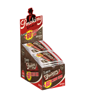 SMOKING REGULAR BROWN + 60 BROWN SLIM FILTERS