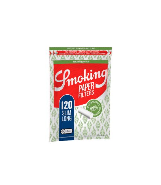 SMOKING SLIM LONG PAPER FILTERS 120